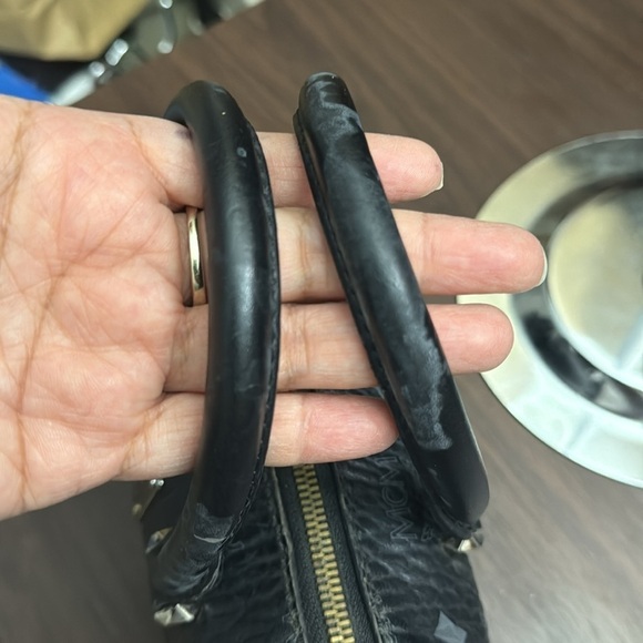 MCM Micro Bag in Black Monogram - Picture 3 of 12